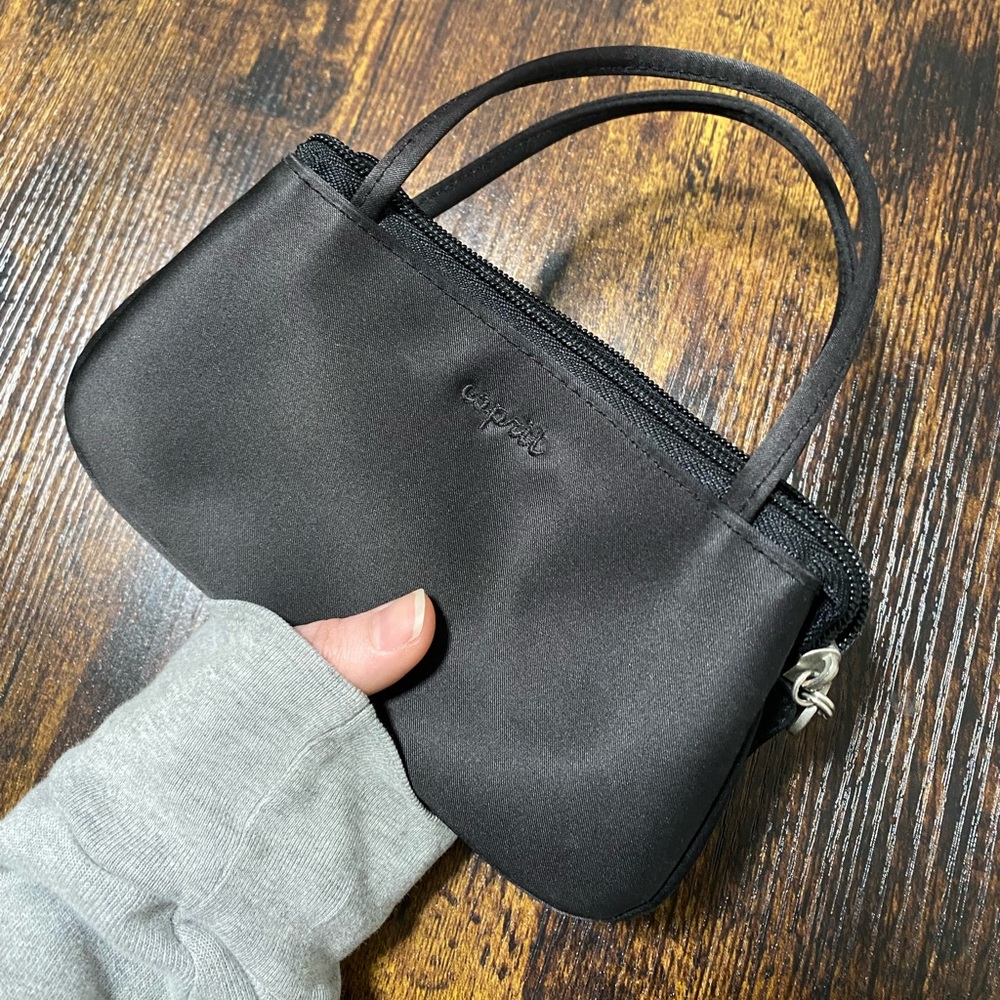 The CUTEST Office Siren Little Mini Black Esprit Neoprene Night Out Clutch Bag
